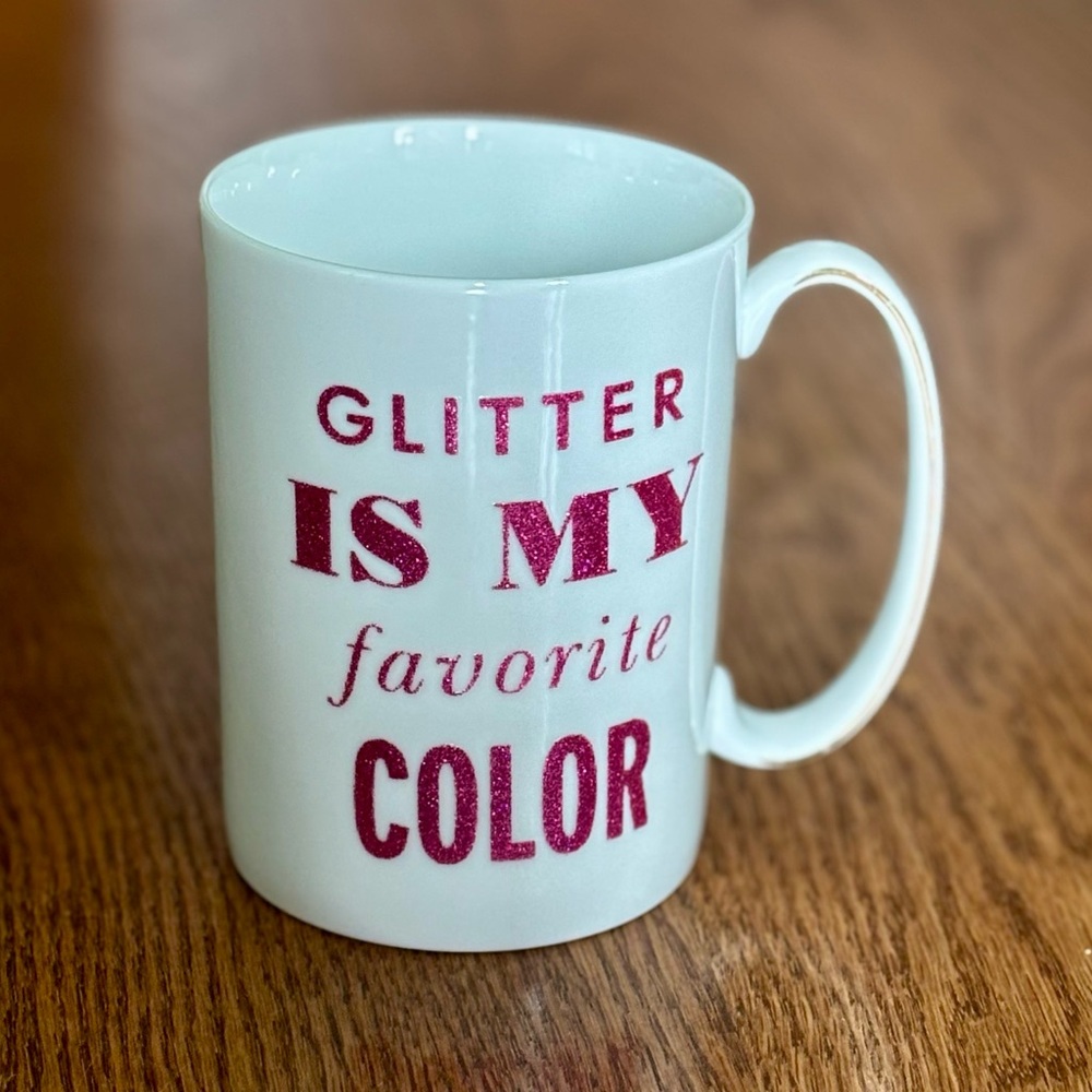 Kate Spade Glitter is My Favorite Color Mug